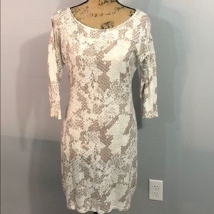 Express Dress w/Snakeskin Pattern size medium